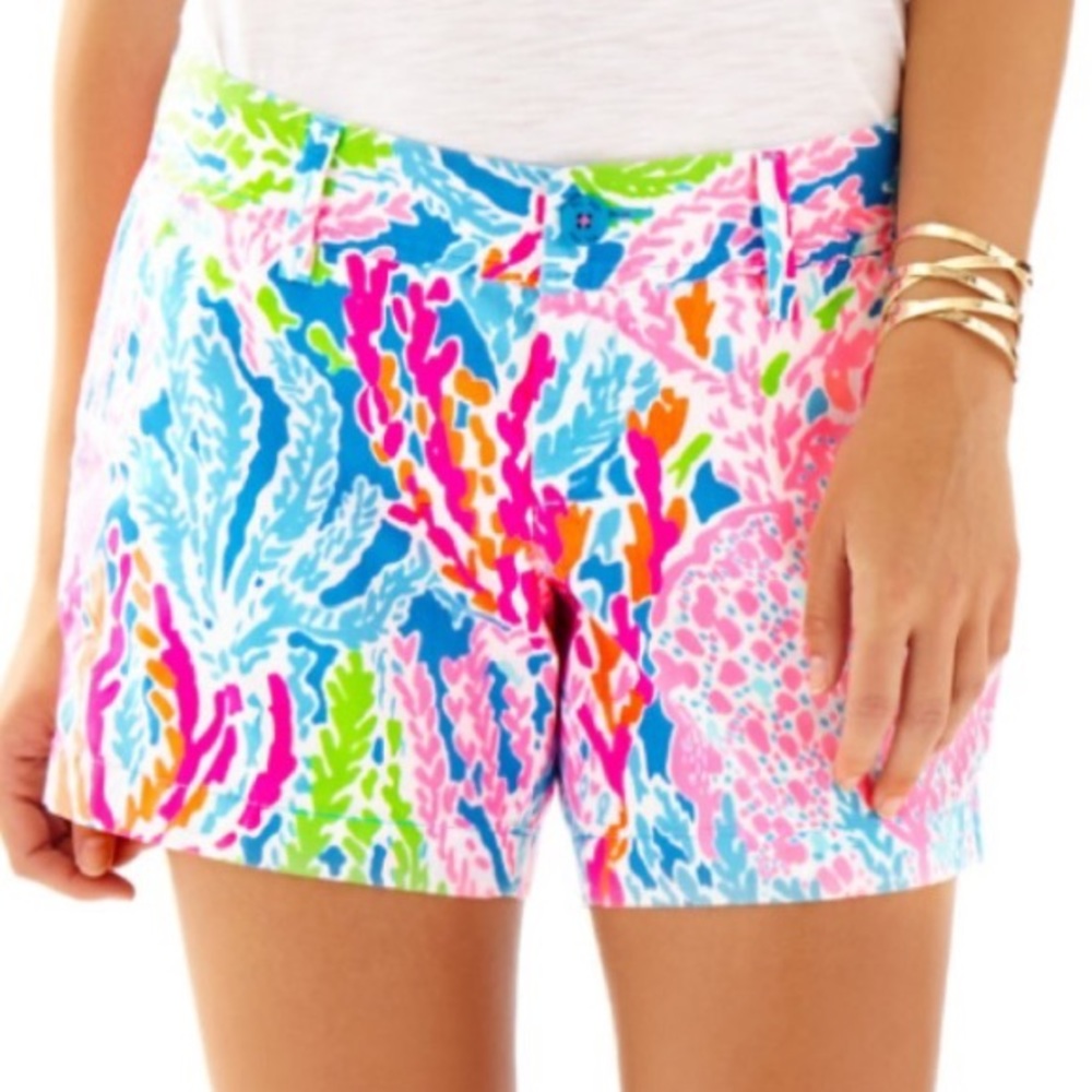Lilly Pulitzer Callahan Shorts- Pink Cha Cha